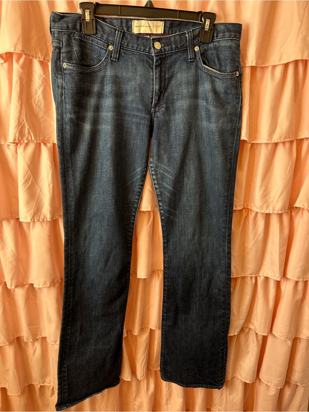 Paper Denim & Cloth Dark Blue Flare Jeans size 31 (Mid-era vintage). - Picture 11 of 11